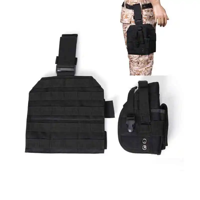 

Right Hand Drop Leg Holster Tactical Thigh Pistol Gun Holster Storage Nylon For CZ P07 P09 P10 C F SC sub compact Full Size