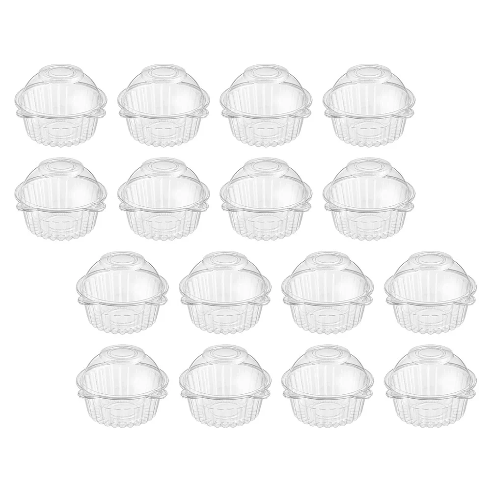 

Cake Box Boxes Clear Containers Packing Dessert Dome Container Cucake Single Case Baking Cupcake Supplies Mooncake Bakery