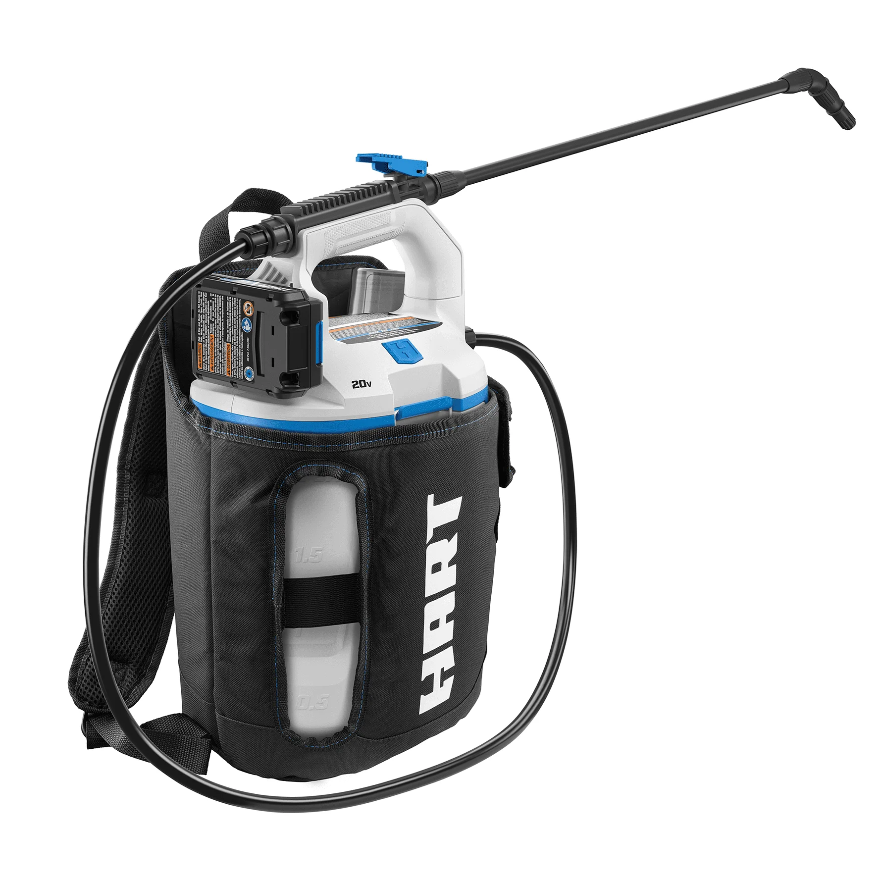 

Cordless 2 Gallon Backpack Chemical Sprayer Kit (1) 2.0Ah Lithium-Ion Battery