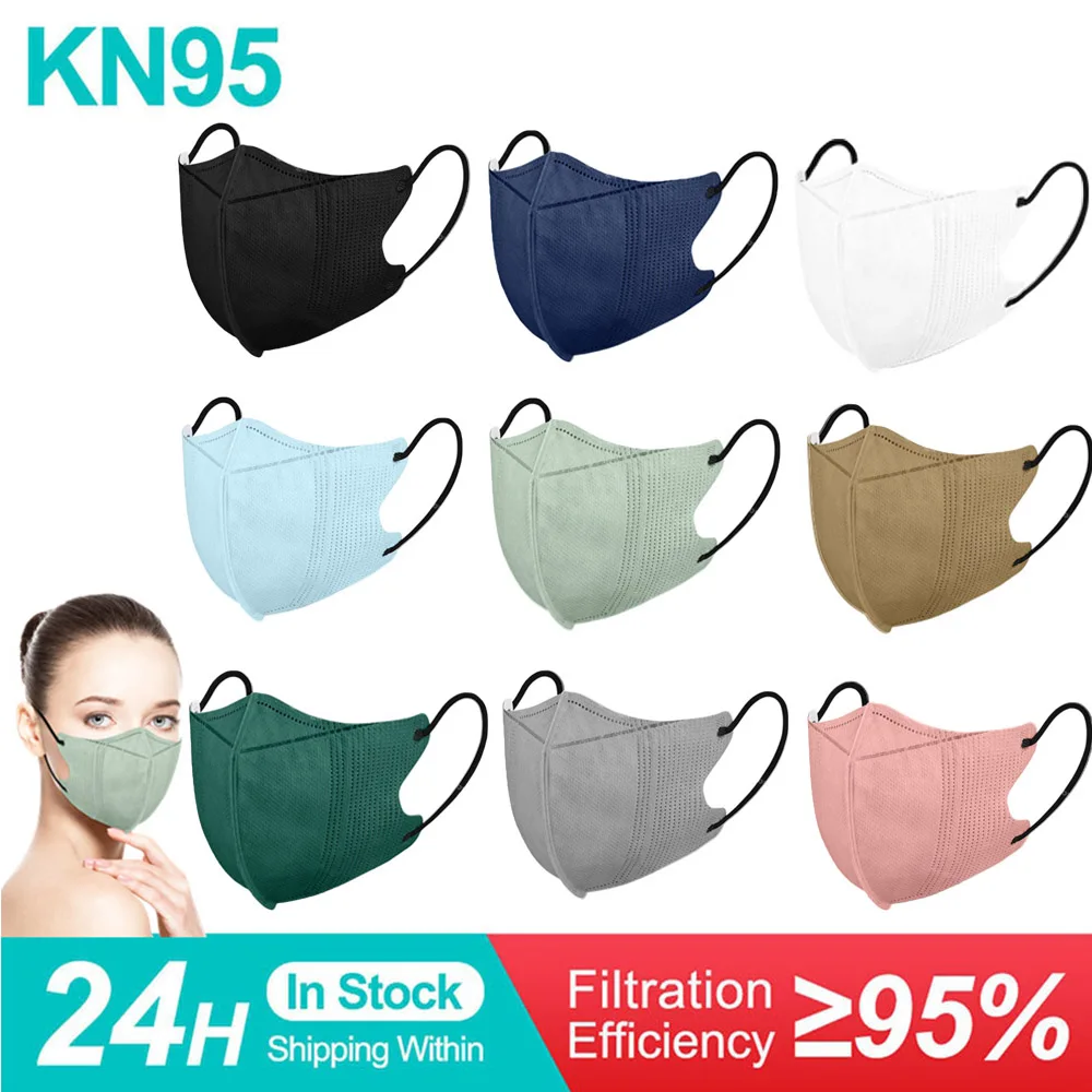 10-100 шт. 4-слойная дышащая маска для взрослых |