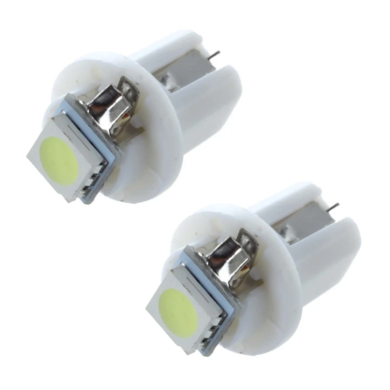 

Новинка-20 шт. T5/ B8.5D 5050 SMD Светодиодная розетка для внутреннего освещения Tacho White