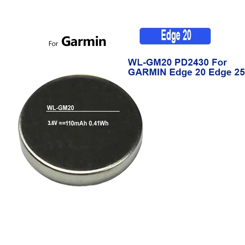 Аккумулятор большой емкости 1100 мАч-1240 мАч для GARMIN Edge 605 705 20 25 800 810 361-00035-00