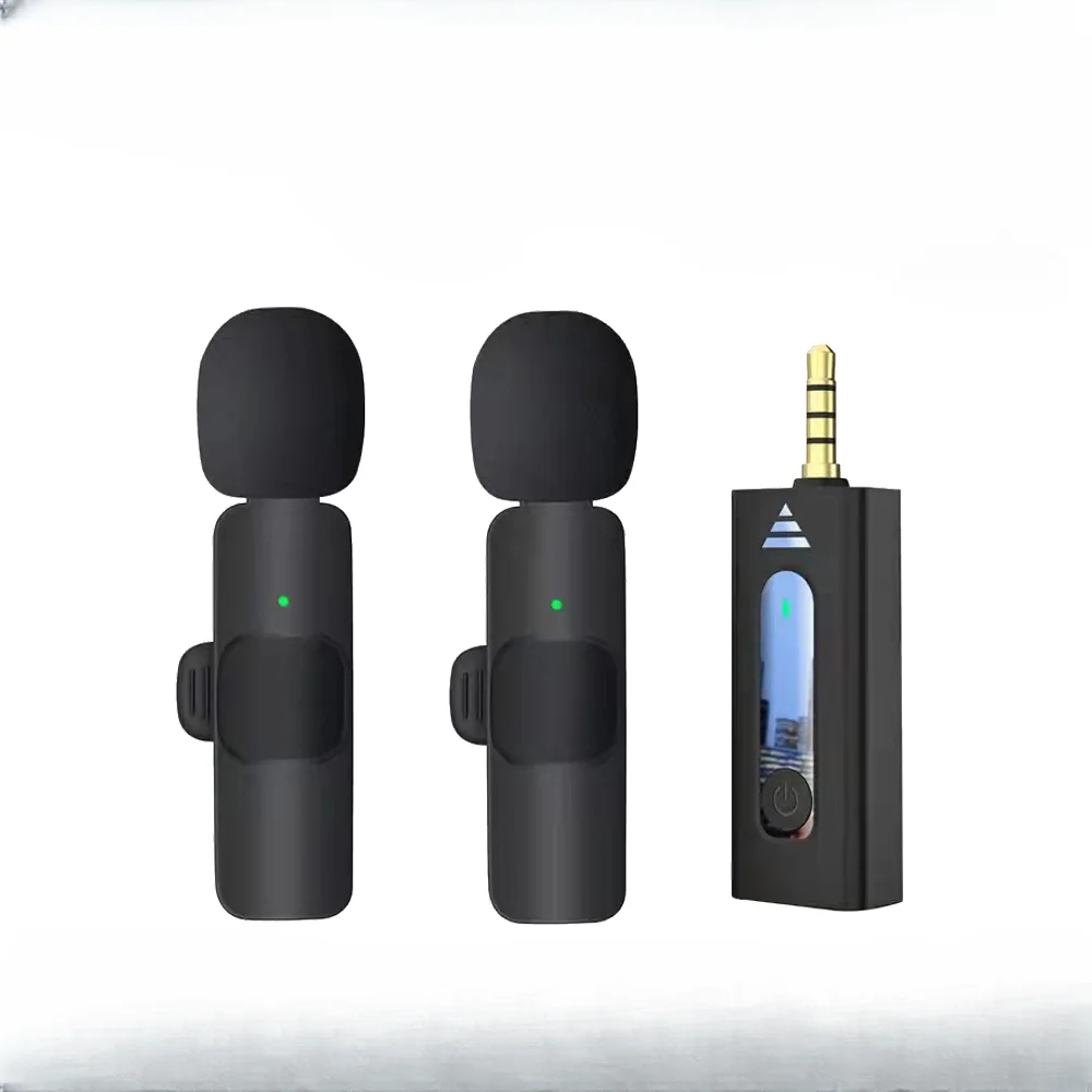 

Wireless 3 5mm Lavalier Portable Mic Speaker Omnidirectional Capacitive Microphone YouTube Smartphone Recording Microphone