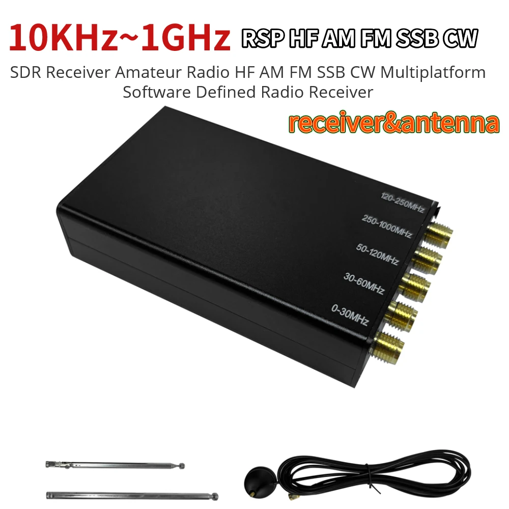 Портативный SDR-ресивер 10 кГц ~ 1 ГГц RSP HF AM FM SSB CW авиационный ресивер
