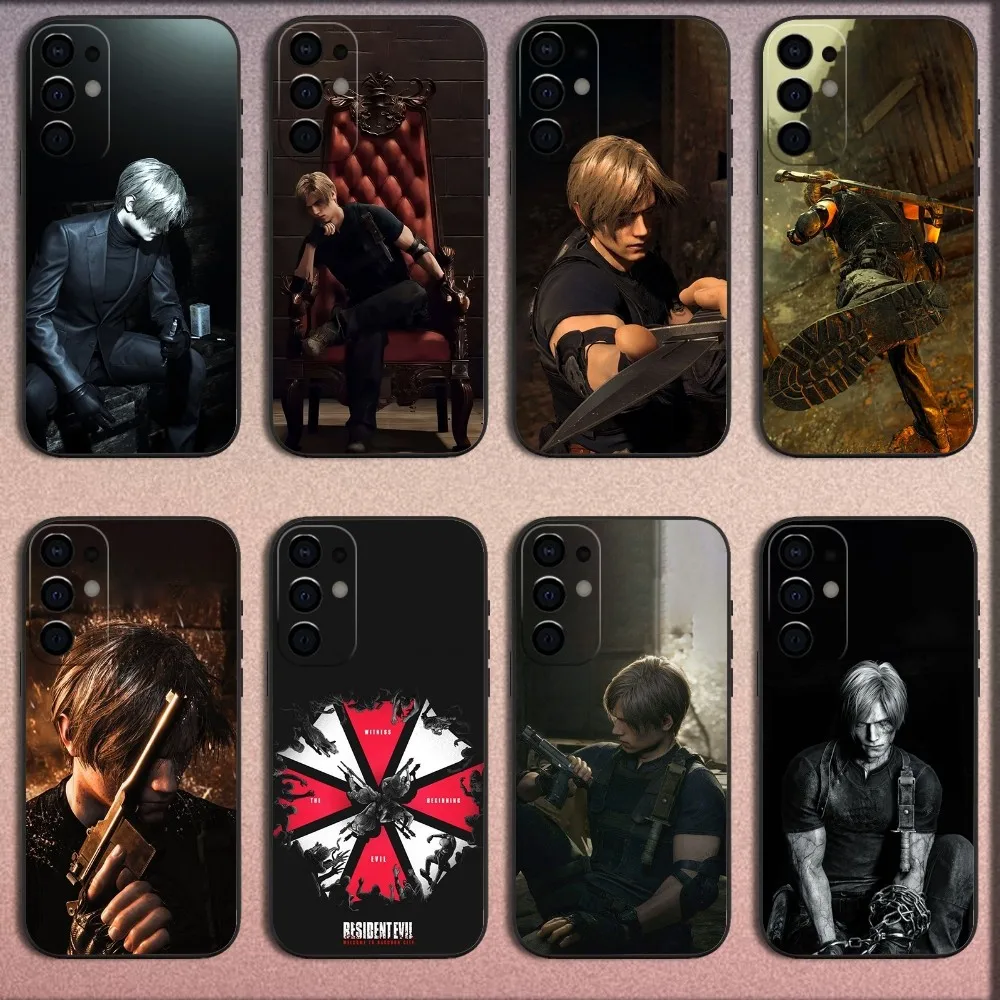 R-Resident COOL E-Evil Phone Case For Samsung S25 S24 S21 S22 S23 S30 Ultra S20 Plus Fe Lite Note 10 9 5G Black Soft Cover