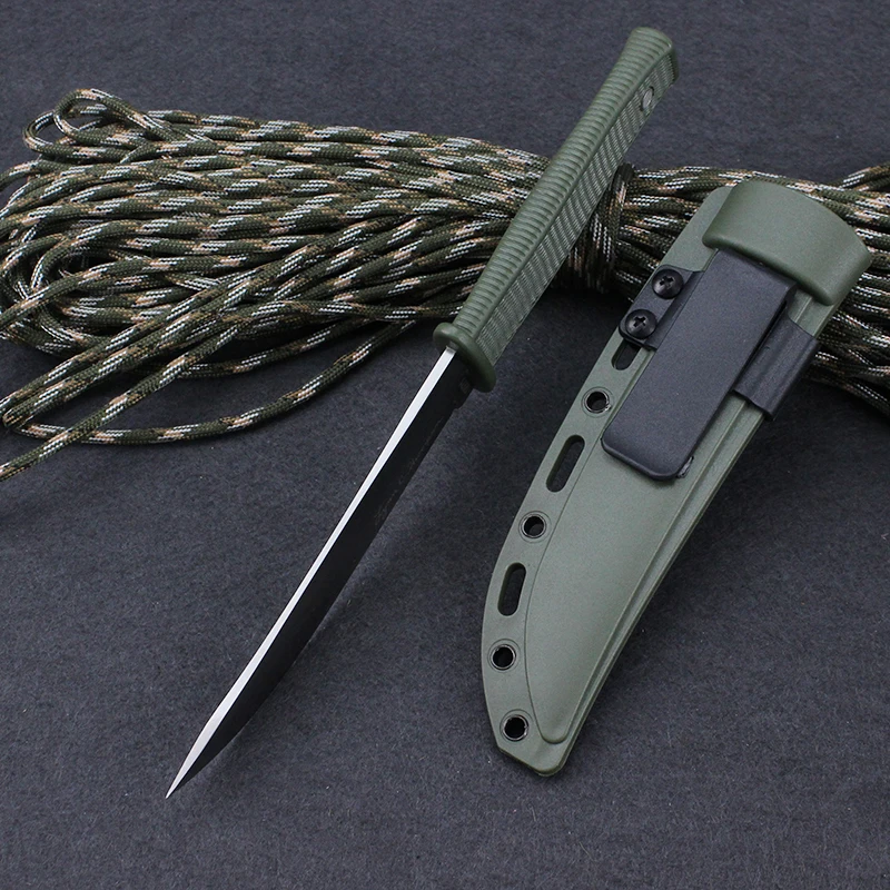 Профессиональный охотничий прямой нож для улицы холодный тактический военный