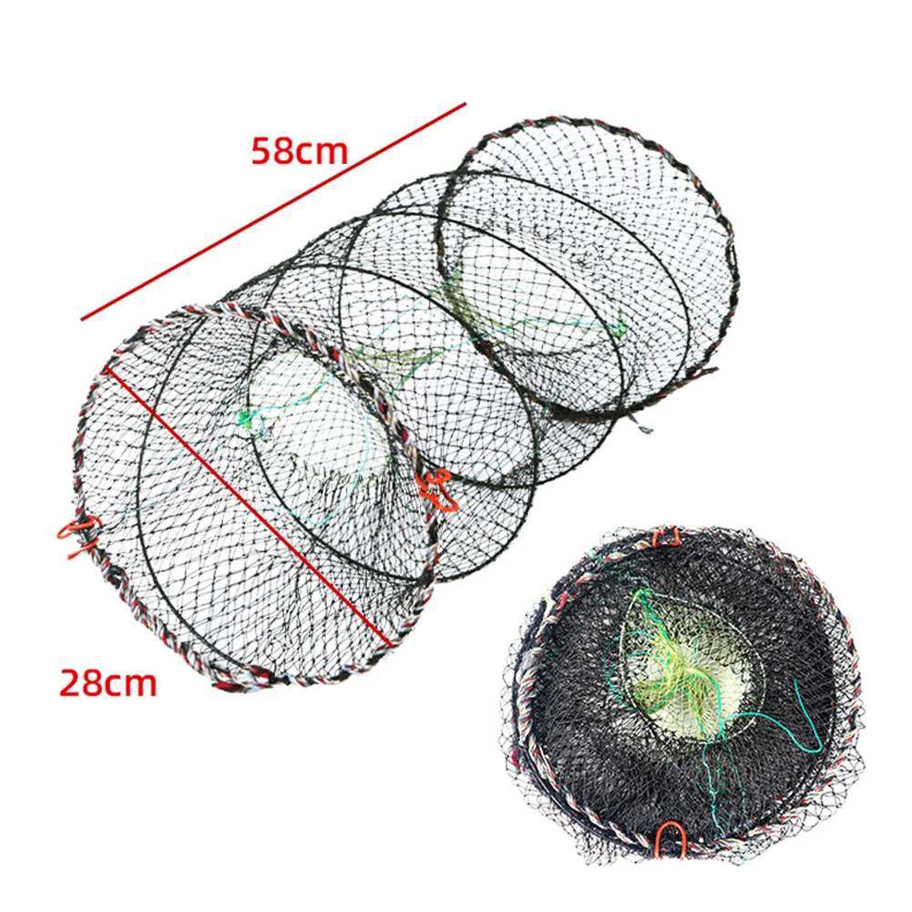 Fishing Equipments Fishing Trap Net 1 PCS Accessories Corrosion Resistance Foldable Parts Steel Wire Useful Outdoor enlarge