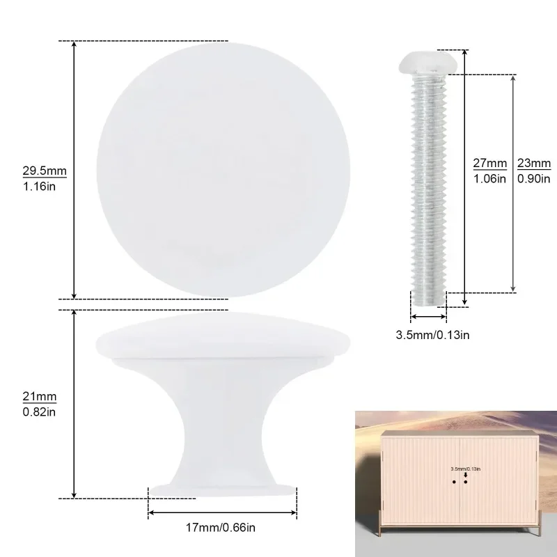 12 шт. полая круглая ручка с одним отверстием кухонная шкаф/ящики/дверные ручки