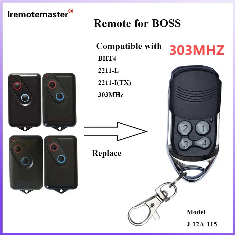 Для BOSS BOL4/BOL6/BRD1/BRD9/2211-L/2211-L (TX) пульт дистанционного управления для открывания