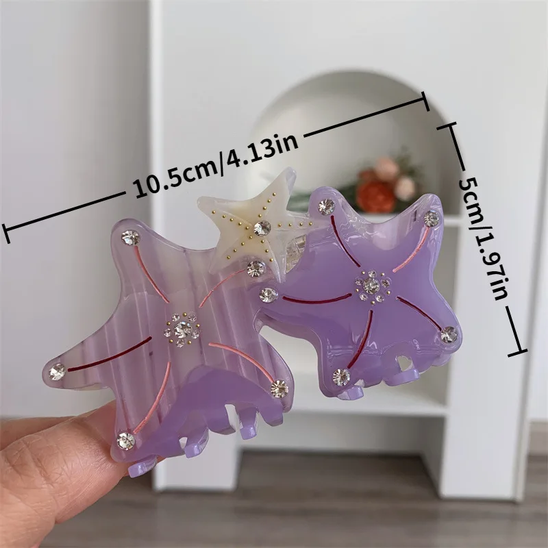 Прозрачный циркон специальной формы нерегулярная звезда морская смоляный зажим