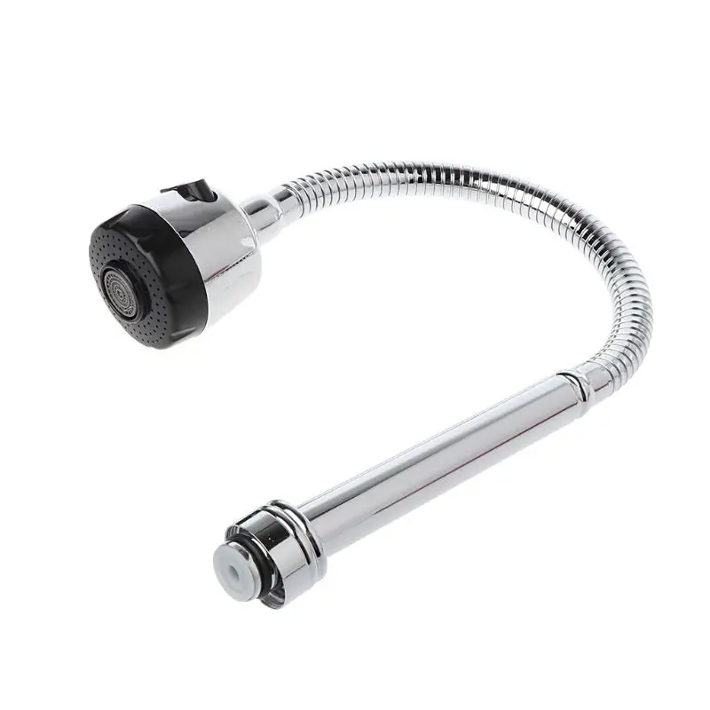 

Kitchen Bar Faucet Hose Double Hole Water Zinc Alloy Replacement Tap 48cm