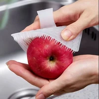 kitchen cleaning tool silicone dishwashing brush apple fruit vegetable cleaning brushes pot pan cleaners kitchen accessories