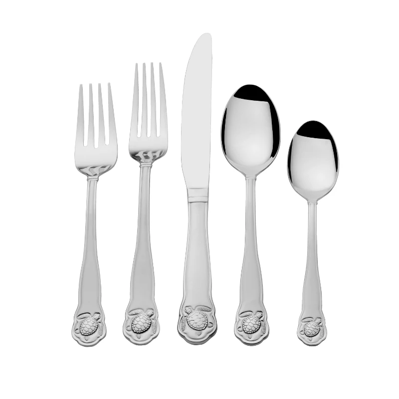 

Sea Turtle 20-piece Stainless Steel Flatware Set, Service for 4