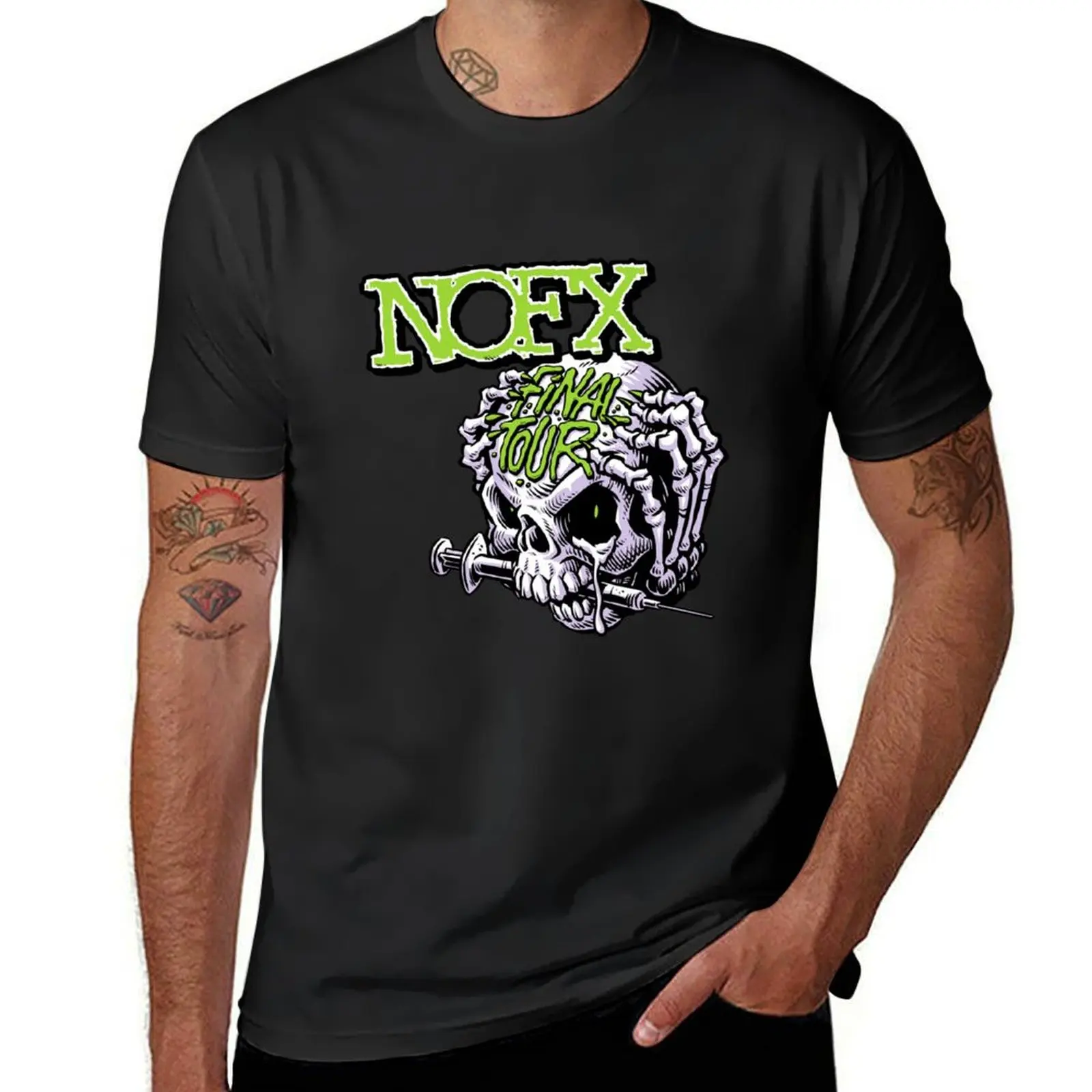 Nofx Merch ultitour футболка с черепом быстросохнущая Милая одежда для мужчин