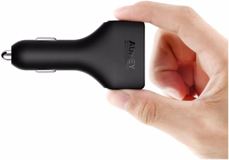 Автомобильное зарядное устройство Aukey 4 Ports USB Car Charger 55.5W цвет Черный (CC-T9) |