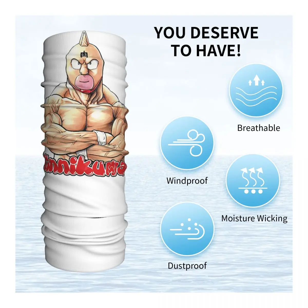 Манга Kinnikuman V1 близость мышц маска для лица шарф спортивный обогреватель шеи