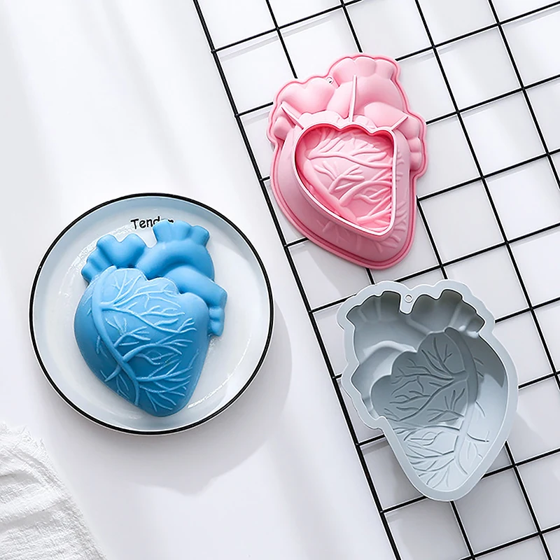 Силиконовая форма для Хэллоуина торта сердце выпечки мыла ручной работы