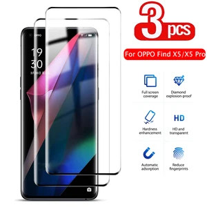 3pcs for oppo find x5 pro phone high definition hydrogel film anti scratch screen protectors for oppo find x5 accessories free global shipping