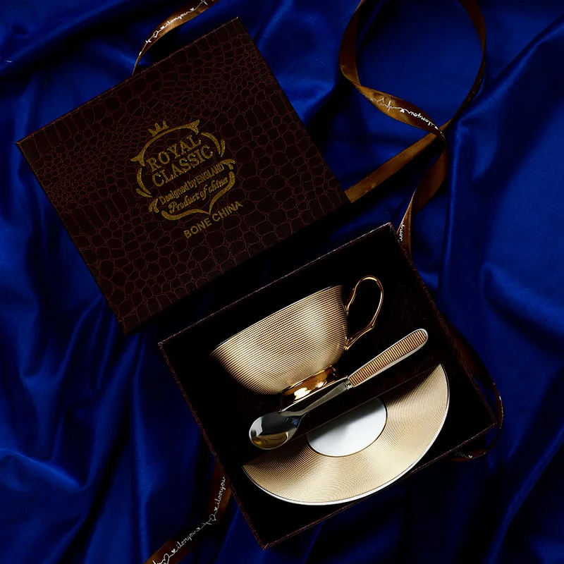 Фарфоровая кофейная чашка и блюдце для послеобеденного чая простой стиль чайная