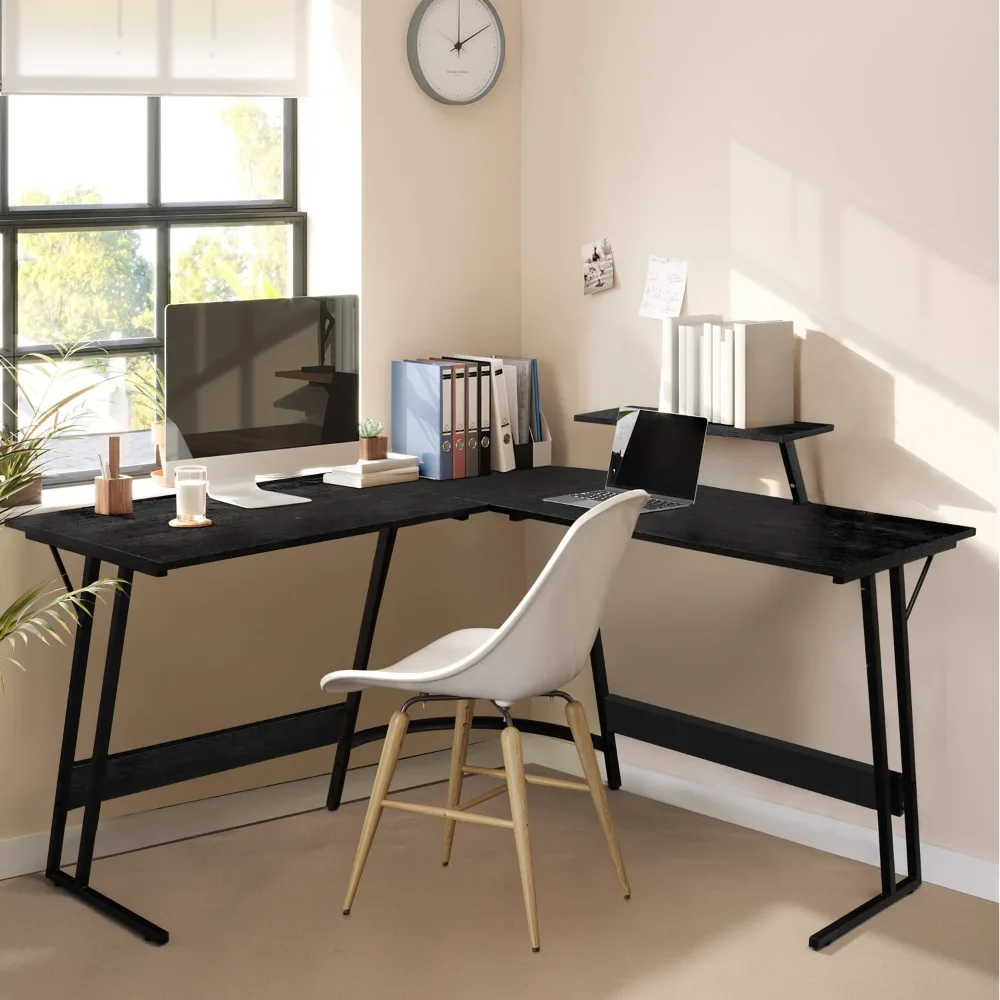 

Стол компьютерный, стол для дома и офиса, письменный стол, современный компьютерный стол L-образной формы, стол для геймеров, Настольная мебель для ПК, аксессуары для учебы