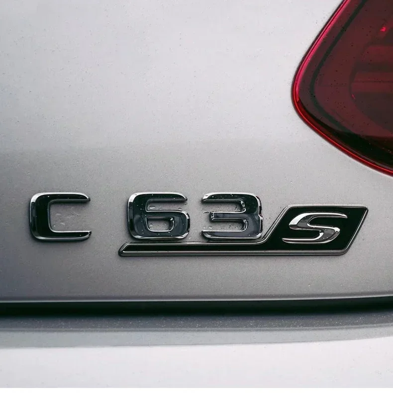 Эмблема багажника ABS S для Mercedes Benz GTS GT43S GT63S A45S CLA45S W210 W204 W203 W205