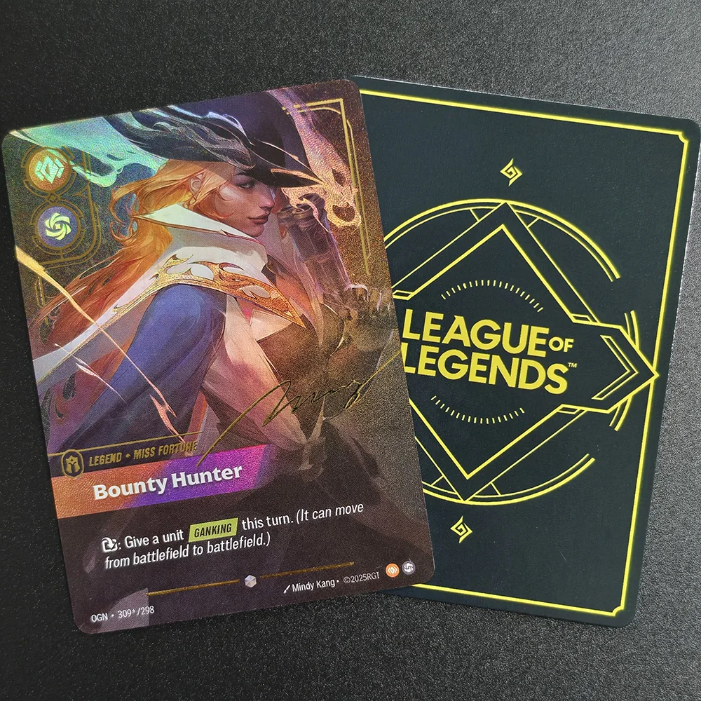 Фото Набор коллекционных карточек DIY English Riftbound League of Legends Origins (OGN) с Кай'Сой, Сетт, Ясуо, Тимо, Overnumbered Collection TCG №5