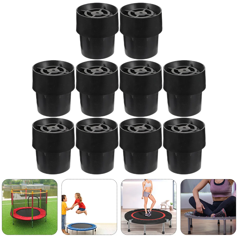 

10 Pcs Trampoline Floor Mat Mini Accessories Mute Leg Cover Rubber Furniture Legs Caps Convenient Parts Wear-resistant