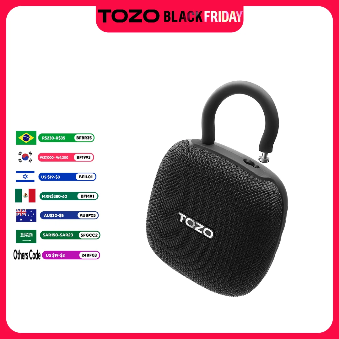 Беспроводные Bluetooth-колонки TOZO PE1 с микрофоном