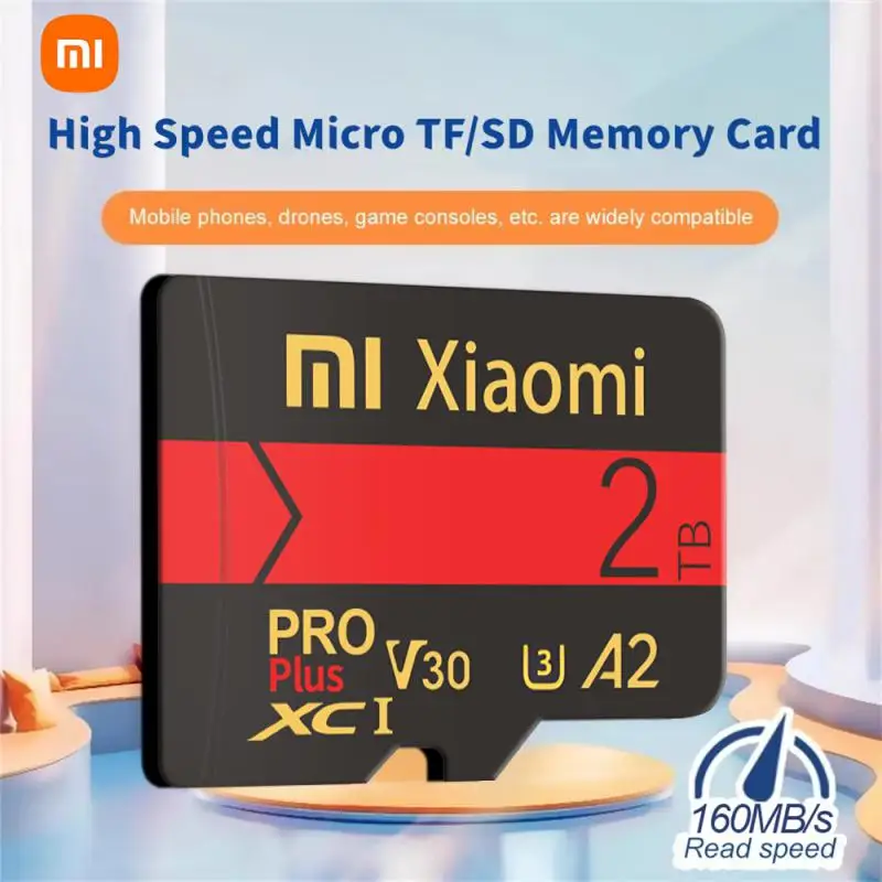 Xiaomi 2TB Memory TF Card 1TB 128GB 64GB 512GB U3 V30 4K Full HD Micro Mini SD Flash For Phone/Computer