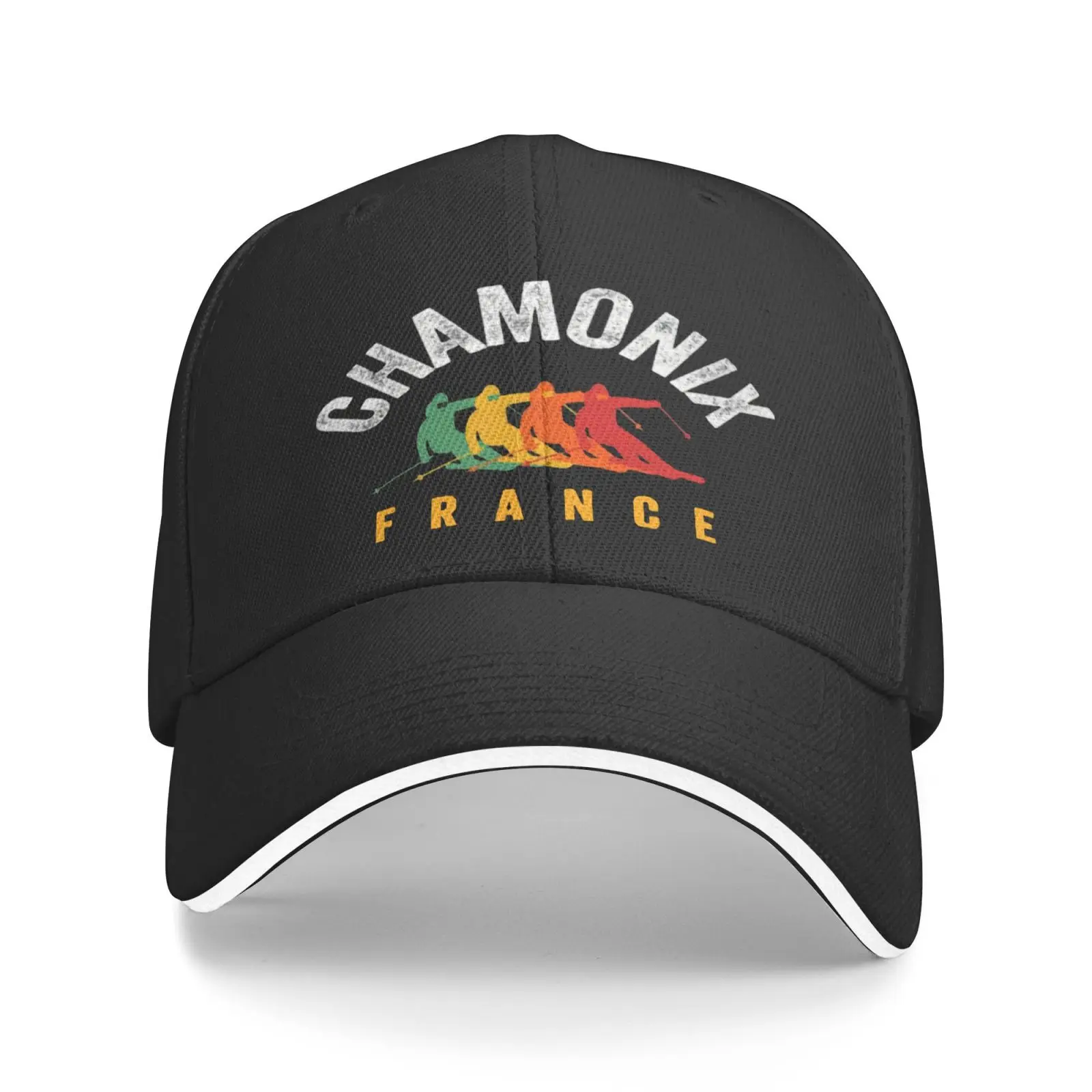 

Ski Chamonix Fr France Skiing French Men's Cap Women's Cap Streetwear Caps For Men Hat Beanie Baseball Cap Hip Hop Woman Beret
