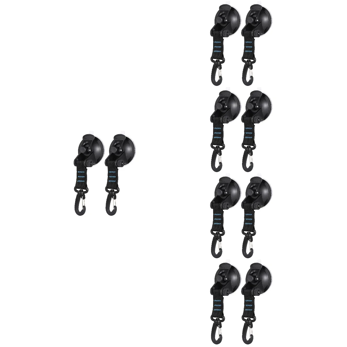 

10 pcs Bathroom Hook Multi-purpose Hook Window Suction Hanger Towel Hook