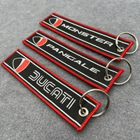 motorcycle vintage keychain keyrings for ducati panigale v4 1199 monster street fighter key ring chain holder gifts