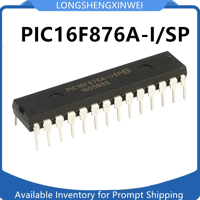 

1PCS PIC16F876A-I/SP PIC16F876A Inline DIP-28 Microcontroller Chip