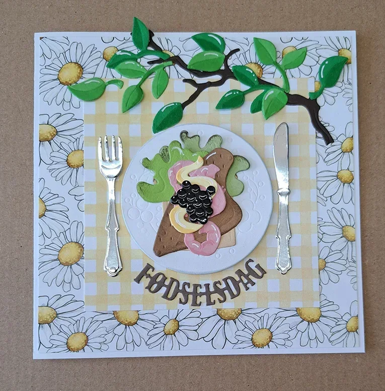 Новинка 2024 металлические штампы ветки и листья формы для фундука изготовление