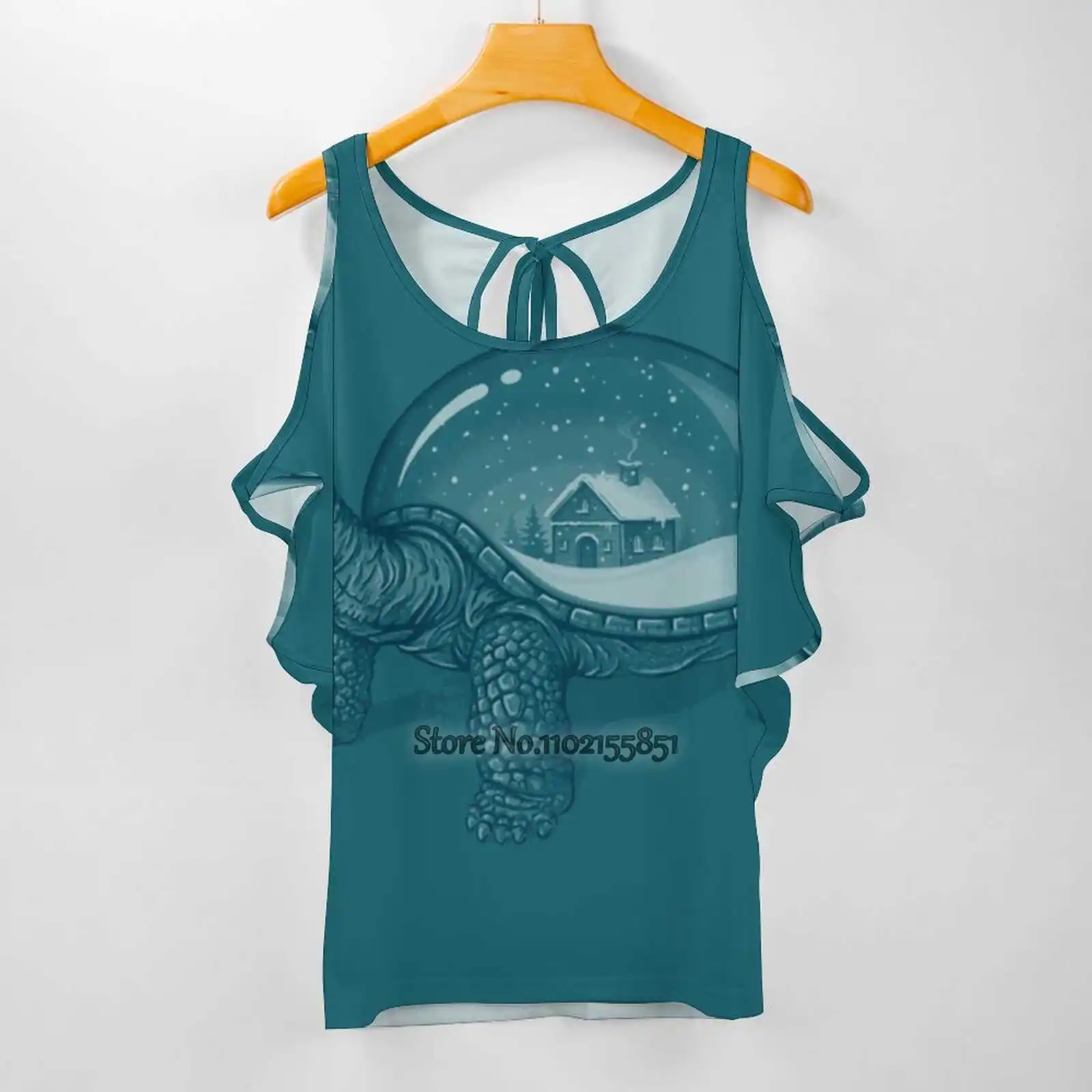 Домашняя Милая женская футболка с принтом летняя корейские топы черепаха дома