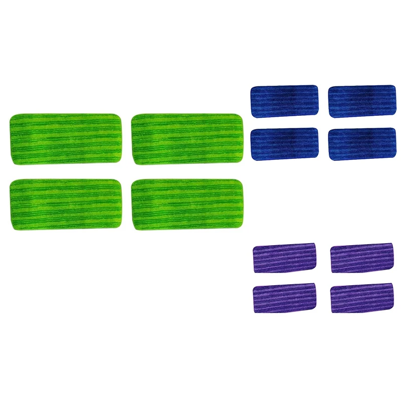 

4PCS Superfine Fiber Mop Pads For Swiffer Wet Jet Mop Refills Pads Replacement Mop Pads For Wood&Multi-Surface Floor Cleaning