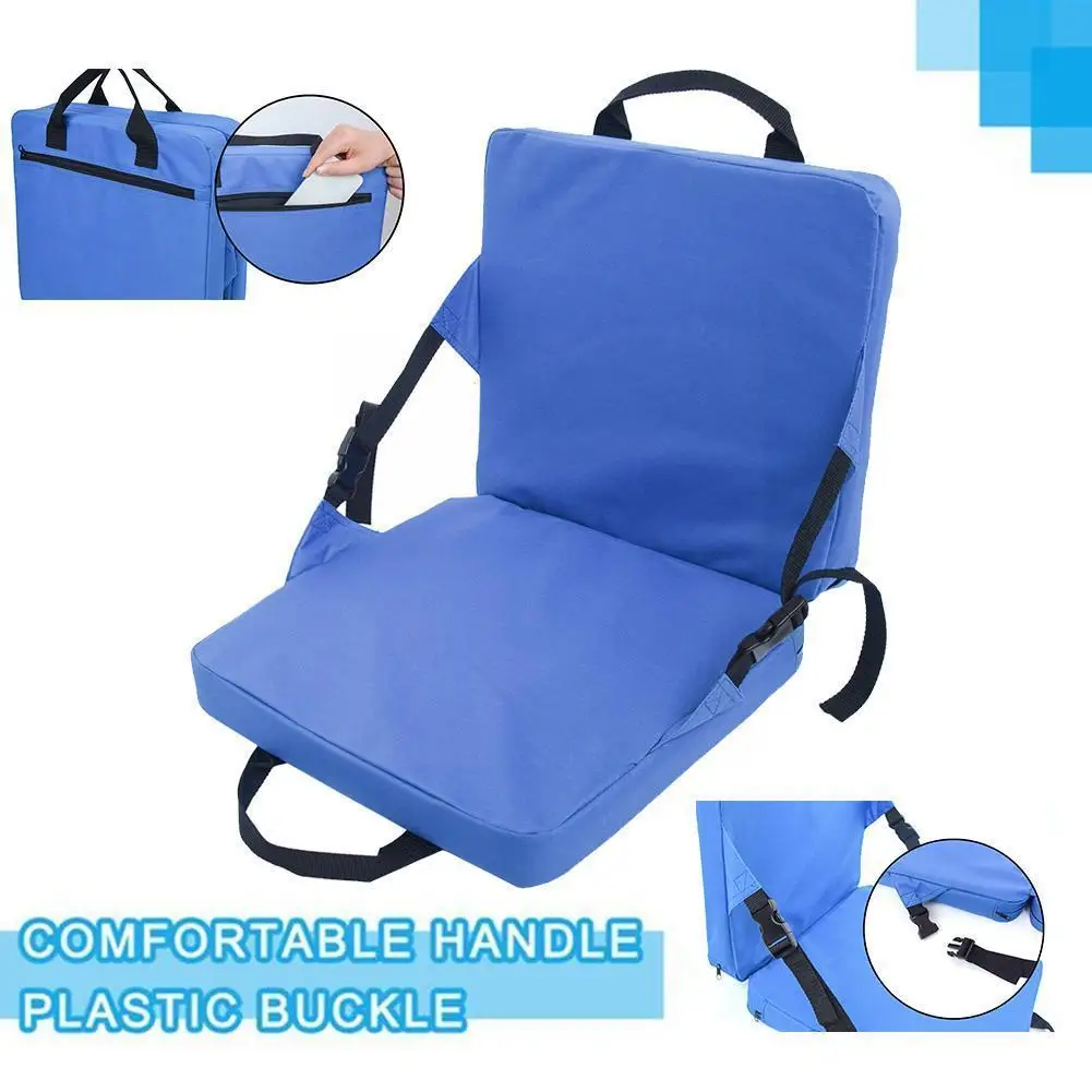 

Canoe Kayak Seat Cushion Waterproof Stadium Chair With Comfortable Back Support For Hiking Camping Boating Fishing Accessor J5K5