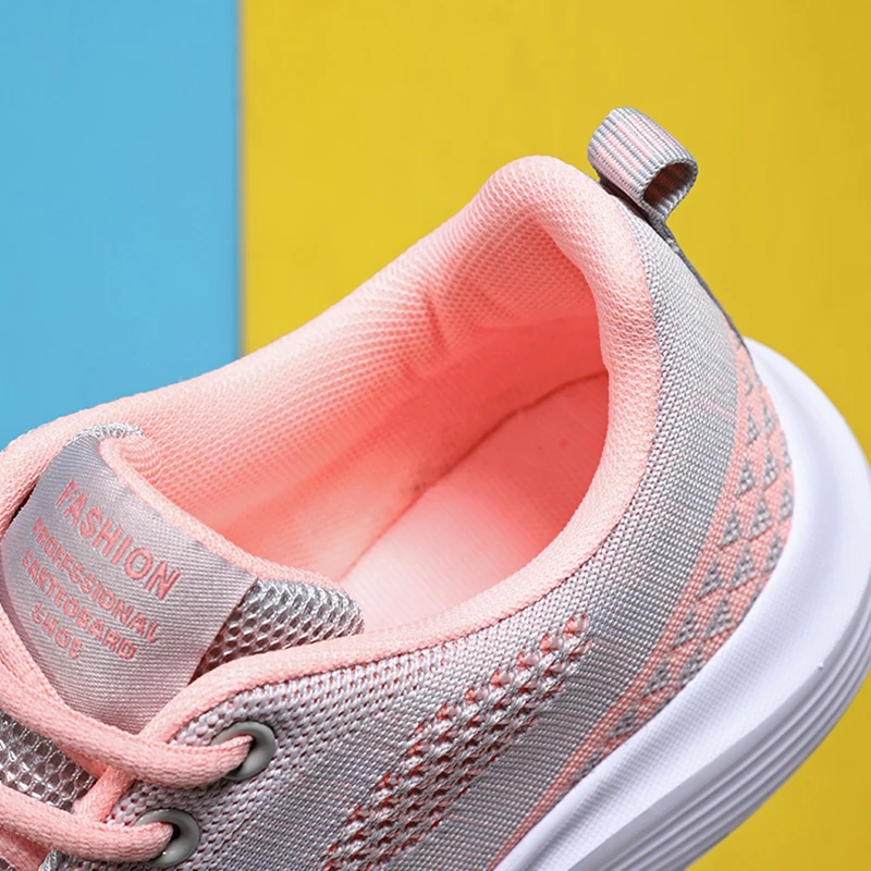 Women Lightweight Fitness Gym Sports Shoes Walking Training Running Shoes Breathable Non Slip Outdoor Camping Jogging Sneakers