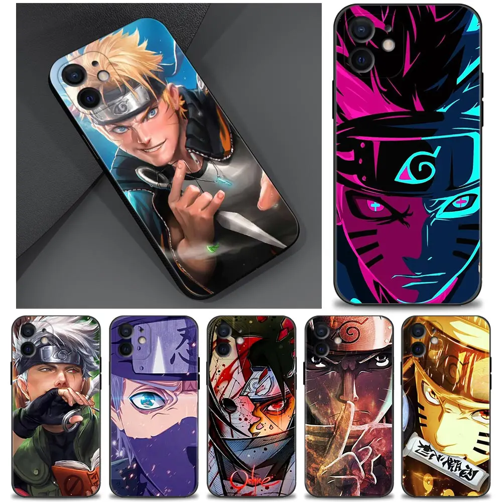 

Phone Case for iPhone 13 12 11 pro max 13mini 12mini XR X XS 8 7 6 6s plus Cover Silicone Bumper Hokage Naruto Kakashi