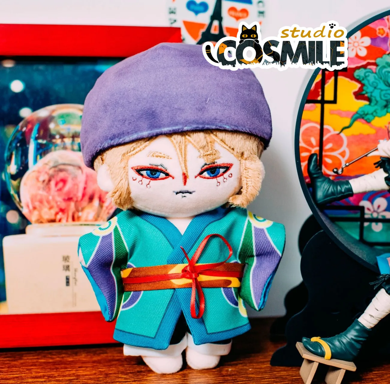 

Mononoke продавец Yokai Монстр Oni юката кимоно Мягкие плюшевые 15 см куклы тело с одеждой костюм игрушка Sa