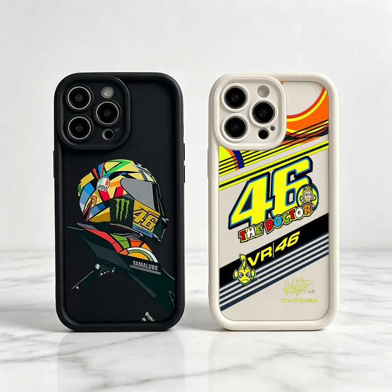 Фото Противоударный силиконовый чехол R-Rossies V-Valentinos 46 для iPhone 17 Air, 16E, 15, 14 Plus, 13, 12 Mini, 11 Pro Max