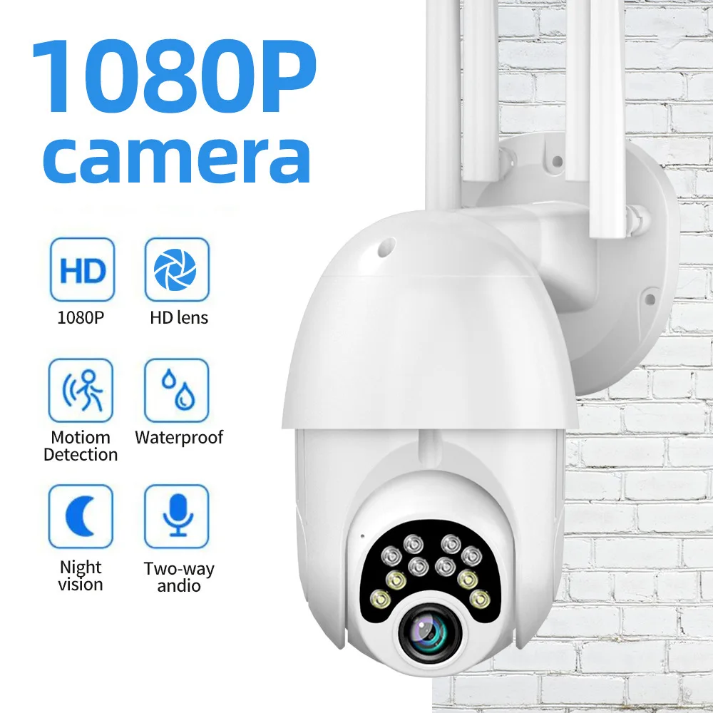 

1080P Wireless Kamera Monitoring With 10 Lights Network WiFi Mobile Remote Viewing Outdoor Security Surveillance IP Camera