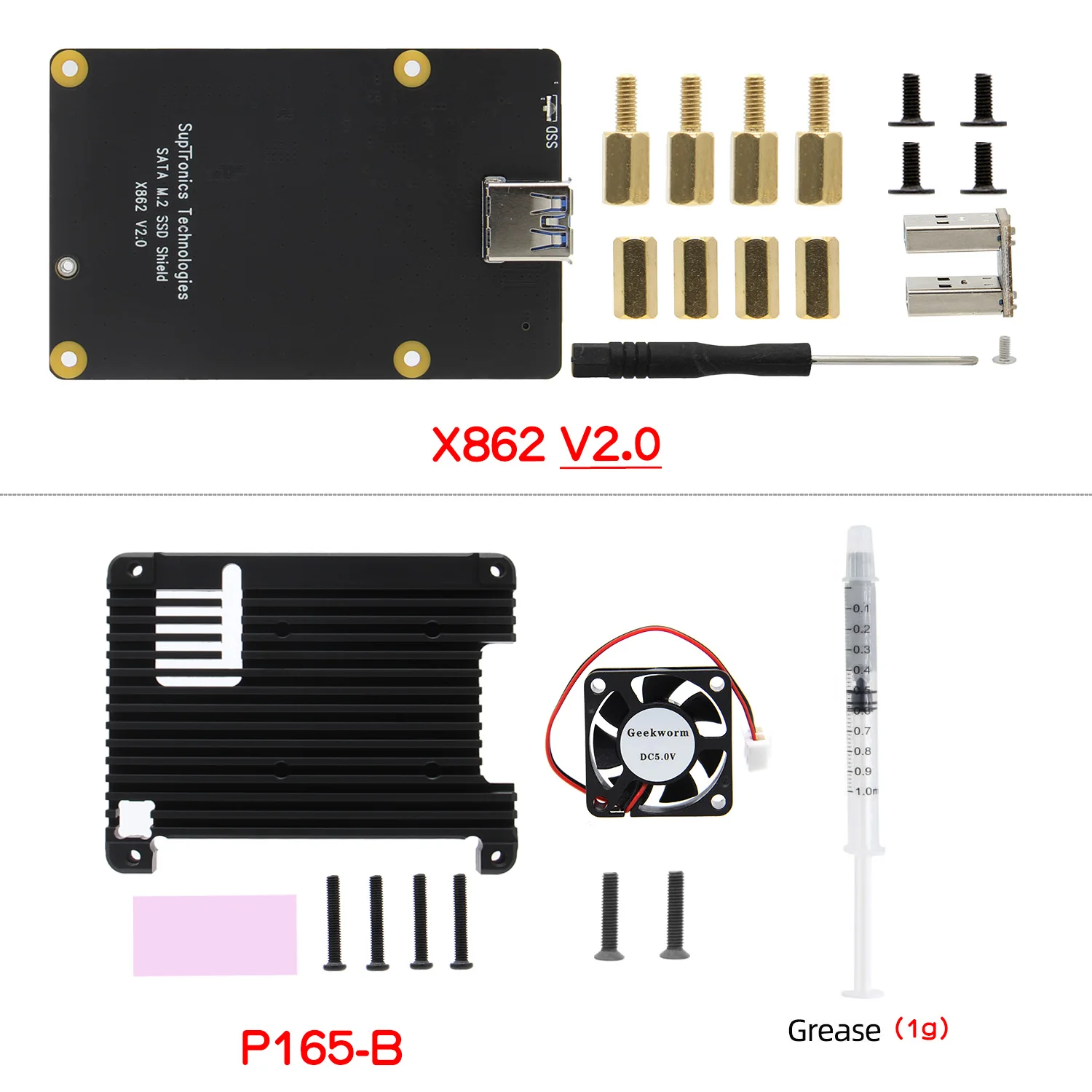 Плата расширения памяти Raspberry Pi X862 V2.0 M.2 NGFF 2280 SATA SSD/экран для 4 Модель B | Компьютеры