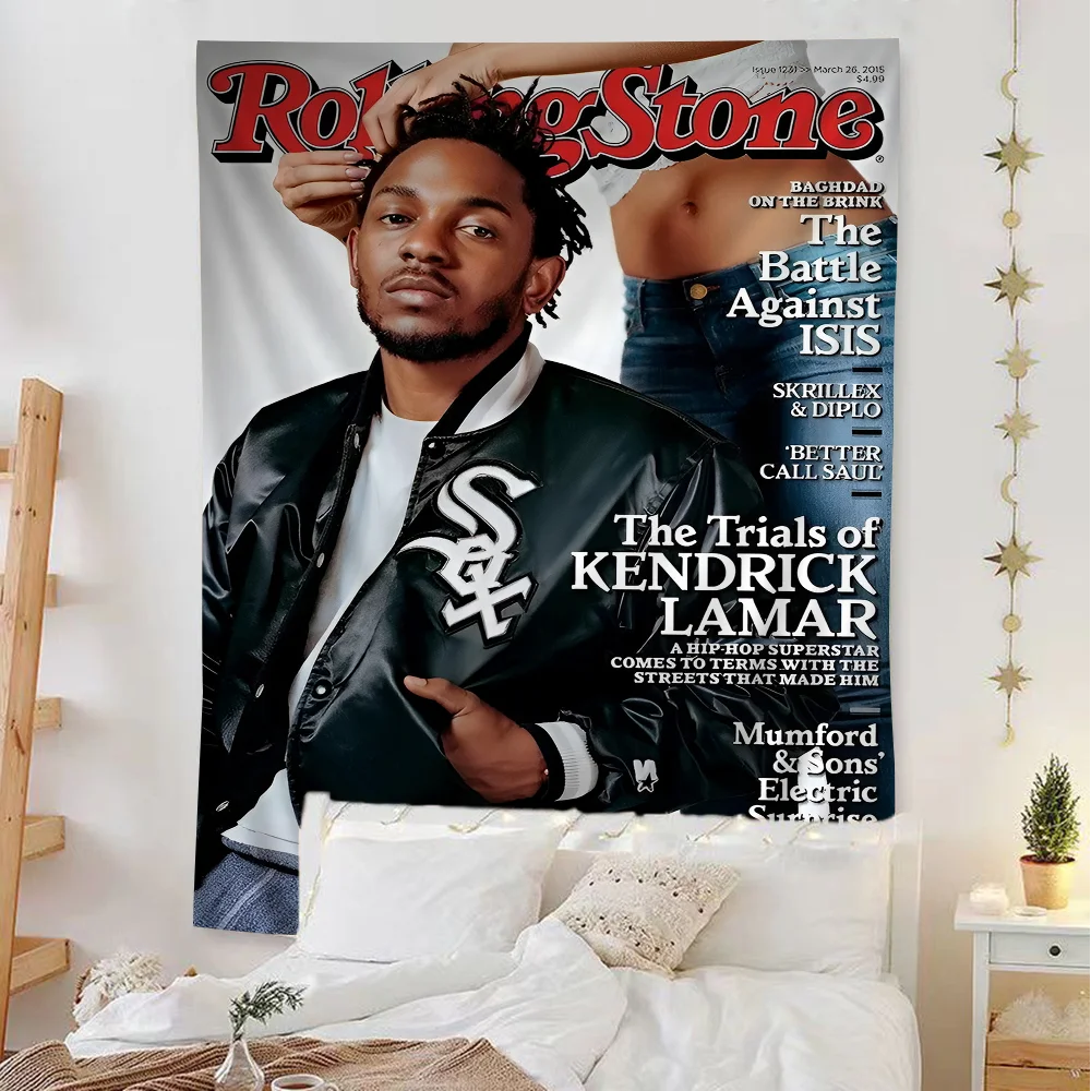 K-Rick kendl-Lamar музыкальный подвесной богемный гобелен богемные настенные гобелены