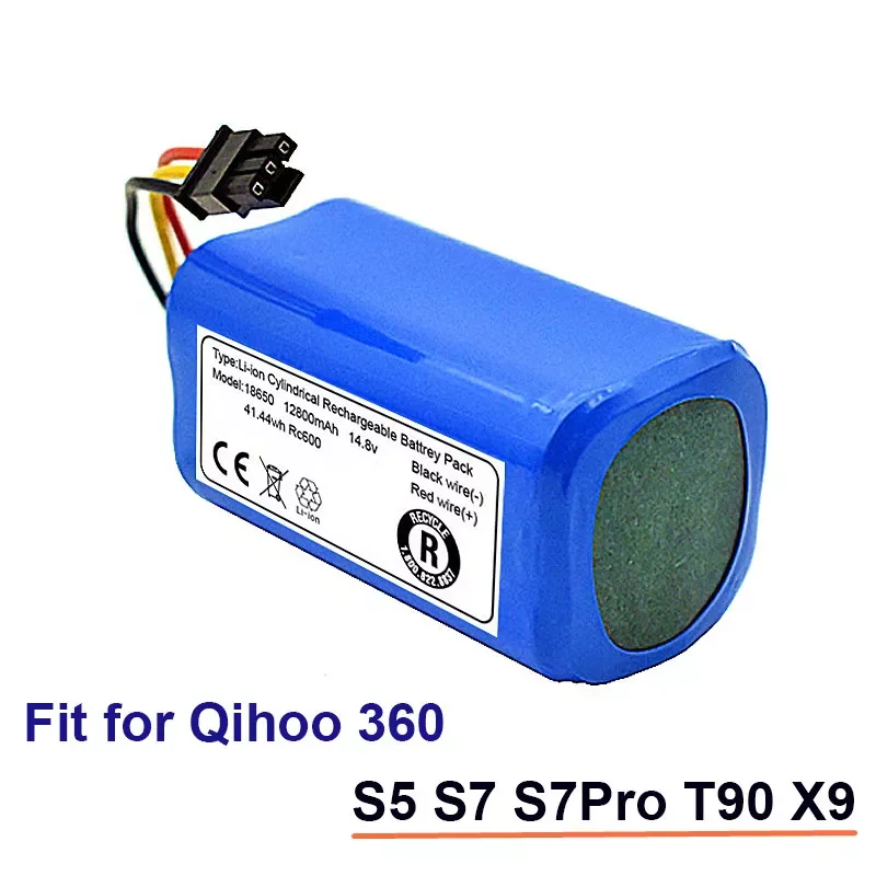 

High capacity Robot Vacuum Cleaner Battery Pack for Qihoo 360 S5 S7 S7Pro T90 X9 Robotic Vacuum Cleaner Replacement Batteries