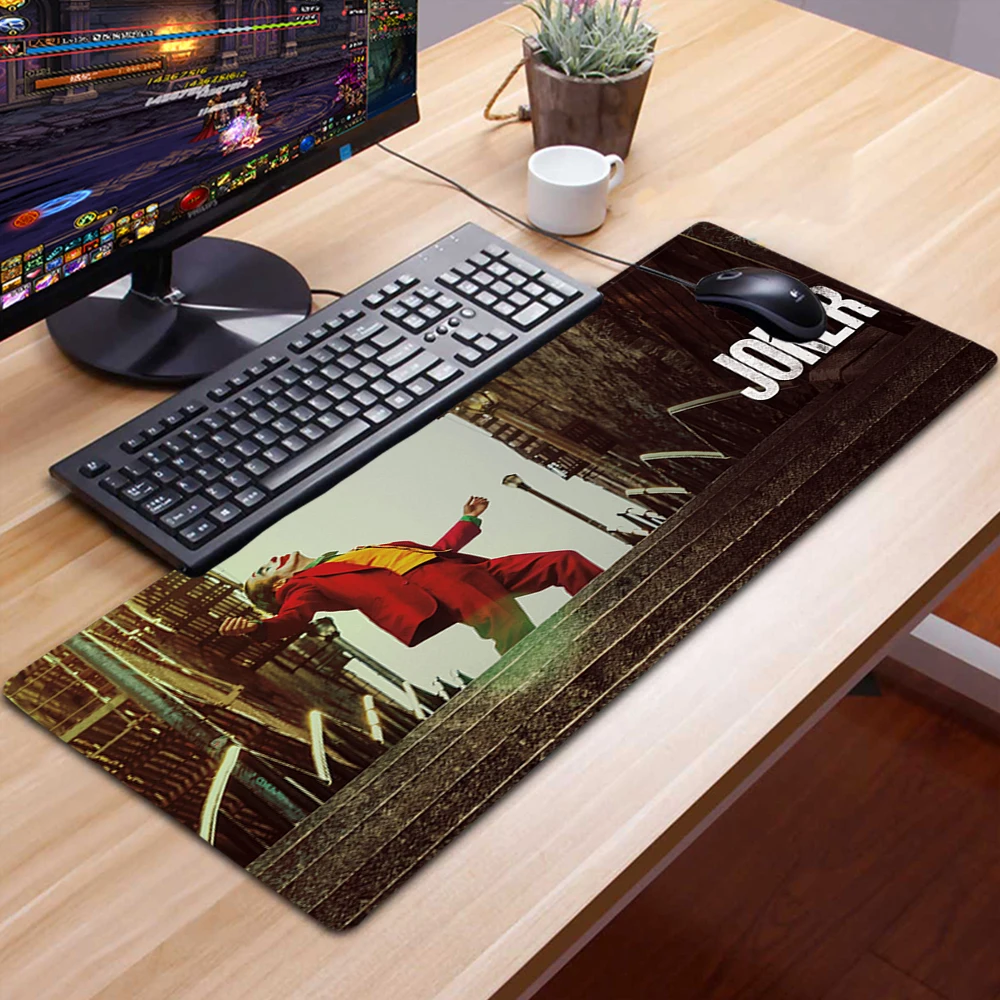 XXL Podkladka Pod Mysz Funny Joker L 30x60 Gaming Accessories Anime Lock Edge Mouse Pad Gamer Tappetino Mouse Mausepad Deskmat