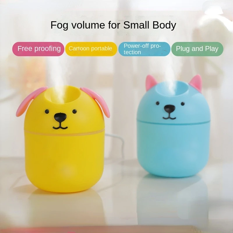 

500ML Mini Car Air Humidifier Desktop Colorful Light USB Charging Spray Air Independent Aromatherapy Home Humidifier