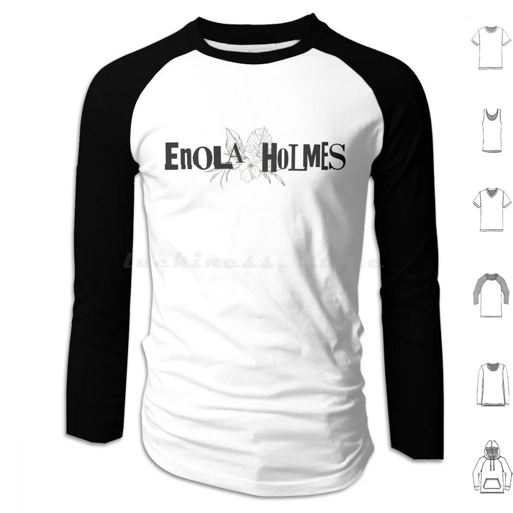 

Толстовки с длинным рукавом, с изображением энолы Холмса