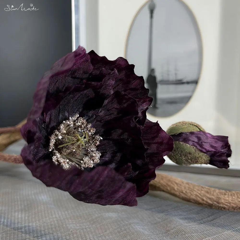 

SunMade Ретро Флокированная ветка исландского мака