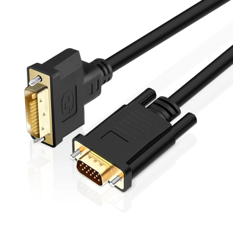 Кабель-адаптер 1080P DVI 24 + 5 В VGA кабель 1 штекер в Цифровой видеокабель для проектора